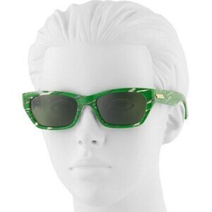 NEW Beautiful Bottega Veneta Green Patterned sunglasses unisex